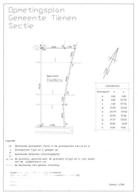 &nbsp;Opmetingsplan landmeter&nbsp;